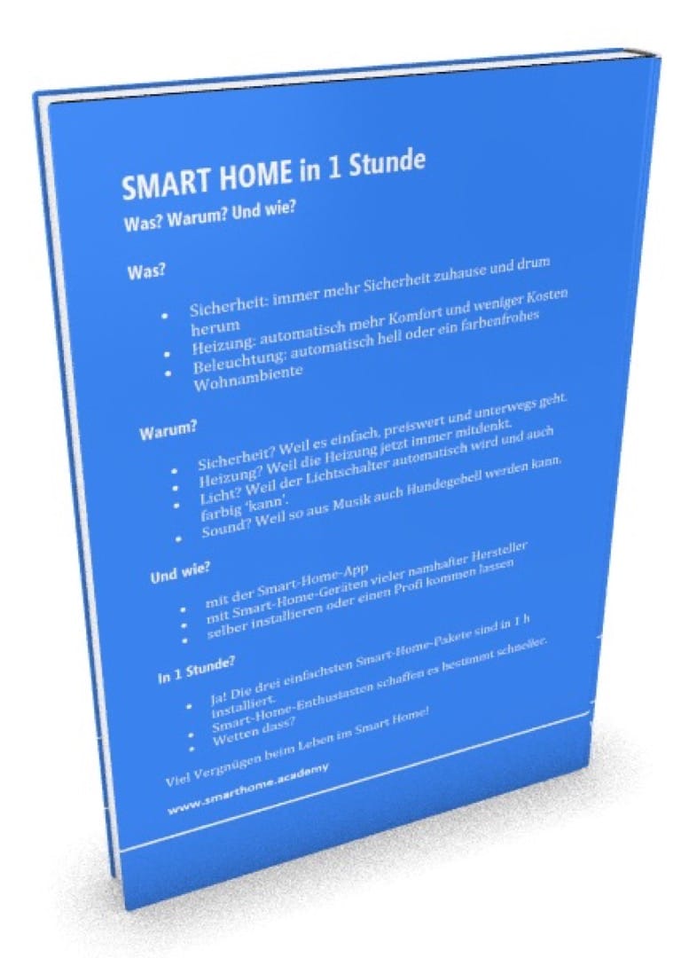 Einkaufskiste für die Smart Home Installation durch den Installateur.